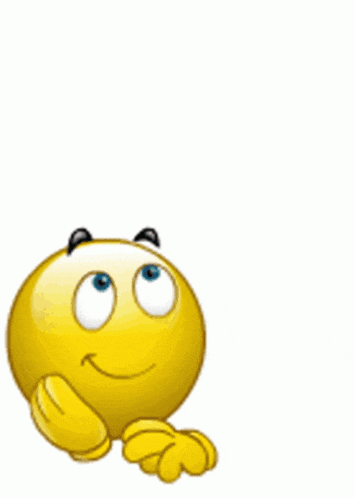 a yellow smiley face is thinking about being bisexual