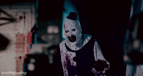 Art The Clown Terrifier GIF - Art The Clown Terrifier Scary Clown GIFs