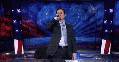 Colbert Mic Drop - Drop GIF - Drop Stephen Colbert Mic Drop GIFs