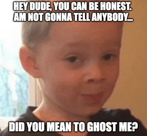 a young boy is making a funny face with a caption that says hey dude
