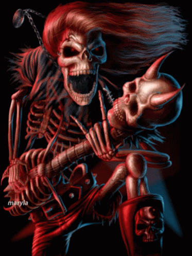 Skeleton Guitar GIF - Skeleton Guitar Cool GIFs
