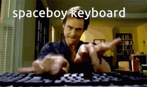 Spaceboy Keyboard GIF - Spaceboy Space Keyboard GIFs