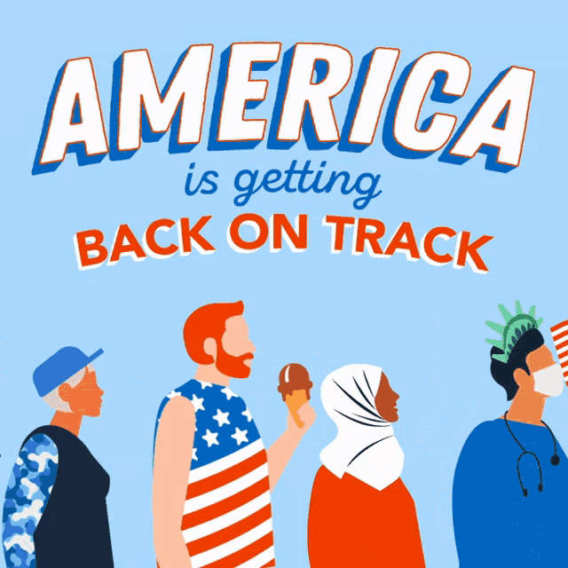 America Is Getting Back On Track We Did It Joe GIF