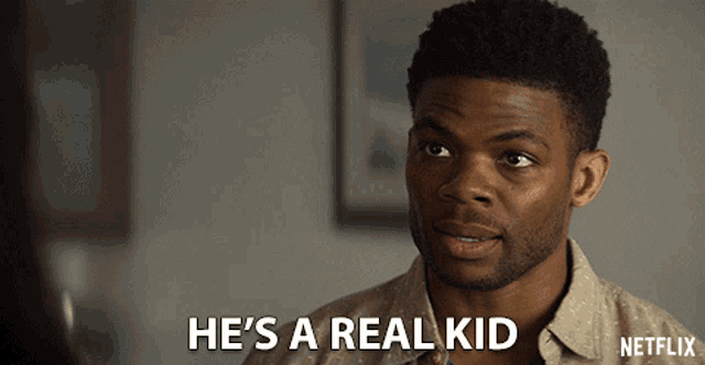 a man says he 's a real kid on a netflix ad