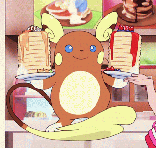 Pokemon Raichu GIF - Pokemon Raichu Pancakes GIFs