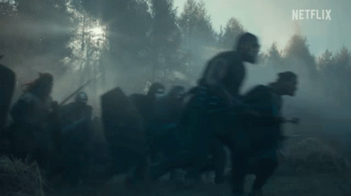 Charge Into Battle Barbarians GIF - Charge Into Battle Barbarians Engage In Battle GIFs