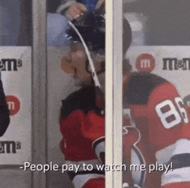 People Pay To Watch Me Play Jack Hughes GIF - People Pay To Watch Me Play Jack Hughes Trocheck GIFs