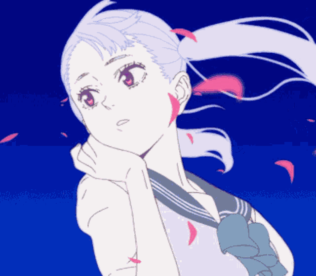a drawing of a girl with a ponytail