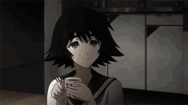 Tea Anime GIF - Tea Anime Mayuri Shiina GIFs