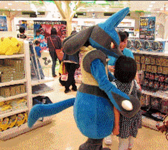 Lucario Mascot Pat Lucario Pat GIF