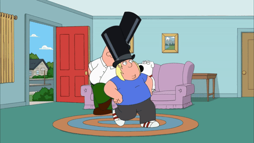 Peter And Chris Wears Top Hats Family Guy GIF - Peter And Chris Wears Top Hats Family Guy Peter Griffin GIFs