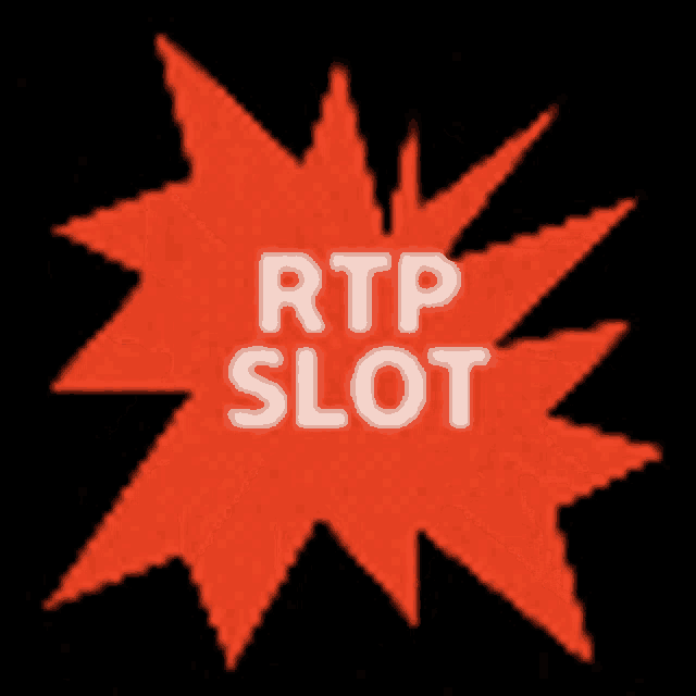 an orange star with the words rtp slot written on it