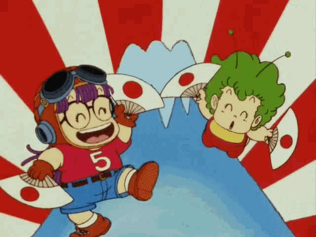 a cartoon character with the number 5 on his jersey