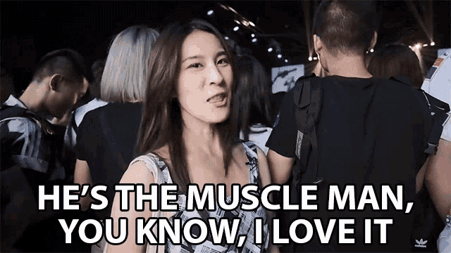 Hes The Muscle Man You Know I Love It The Rock GIF - Hes The Muscle Man You Know I Love It The Rock Seven Bucks GIFs
