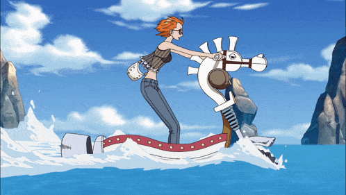 a cartoon of a woman riding on the back of a white horse