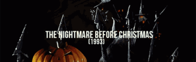 a poster for the nightmare before christmas with skeletons