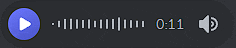 a screenshot of a video with a play button and the time of 1:11