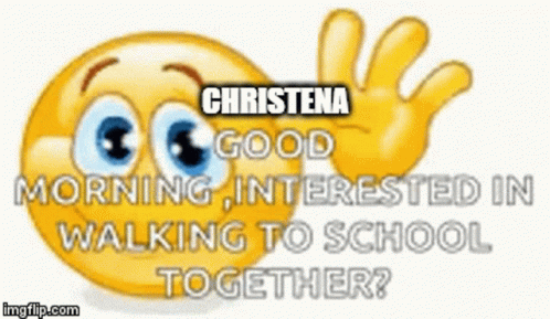 Christena Good Morning GIF - Christena Good Morning Emoji GIFs