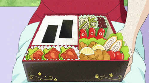弁当 ランチ　昼ごはん 美味しそう GIF - Bento Lunchbox Lunch GIFs