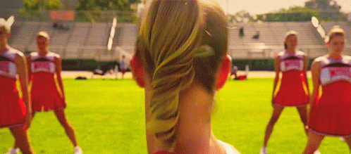 Glee Brittany Pierce GIF - Glee Brittany Pierce Hair Whip GIFs