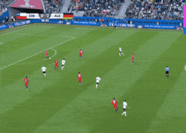 a soccer game is underway and the score is 0-0 ale