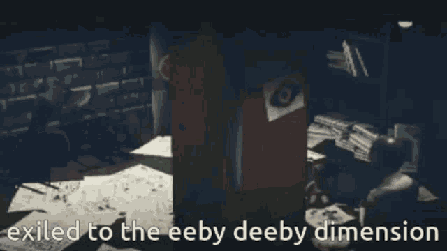 Exiled To The Eeby Deeby Dimension GIF - Exiled To The Eeby Deeby Dimension Eeby Deeby GIFs