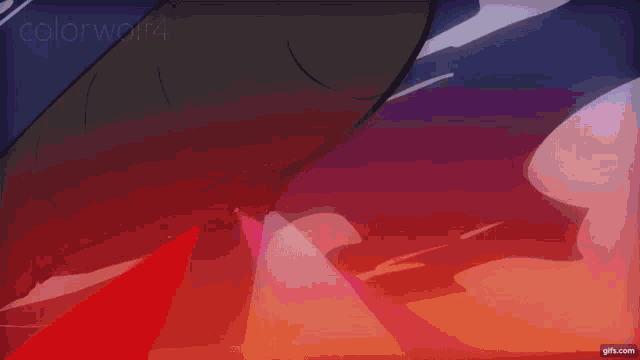 a close up of a person 's foot on a red and blue background .
