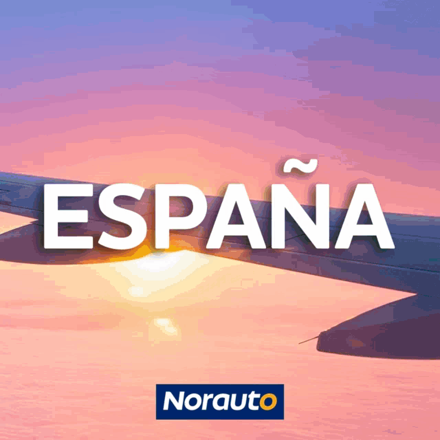 the word espana that is on a poster
