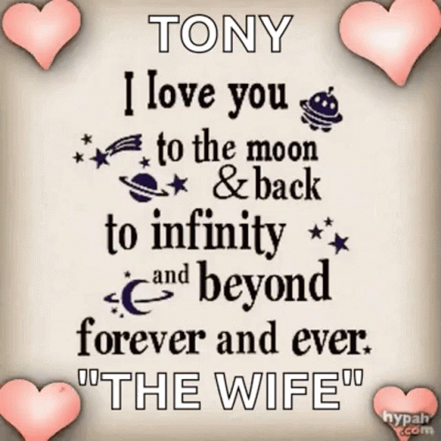 I Love You To The Moon And Back GIF - I Love You To The Moon And Back Tony GIFs