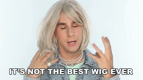 Its Not The Best Wig Ever Brad Mondo GIF - Its Not The Best Wig Ever Brad Mondo Its A Bad Wig GIFs