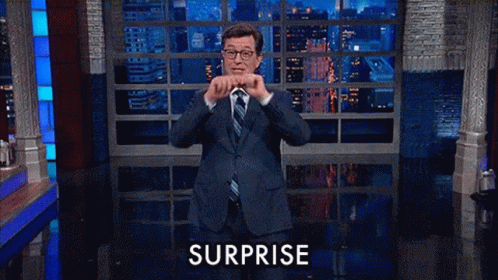 Surprise Stephen Colbert GIF - Surprise Stephen Colbert GIFs