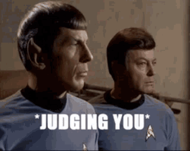 Judging Judging You GIF - Judging Judging You Star Trek GIFs