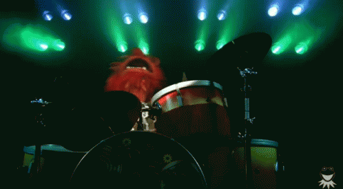 Animal Drums GIF - Animal Drums Muppets GIFs