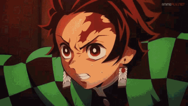a close up of a person 's face with animeflv.net written in the corner