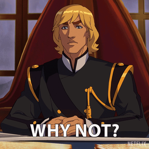 Why Not Prince Adam GIF - Why Not Prince Adam Masters Of The Universe Revolution GIFs