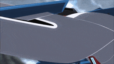 a cartoon drawing of a fighter jet with the number 1 on the bottom