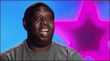 a pixelated image of a man with a pink star in the background and the words robotz tumblr at the bottom