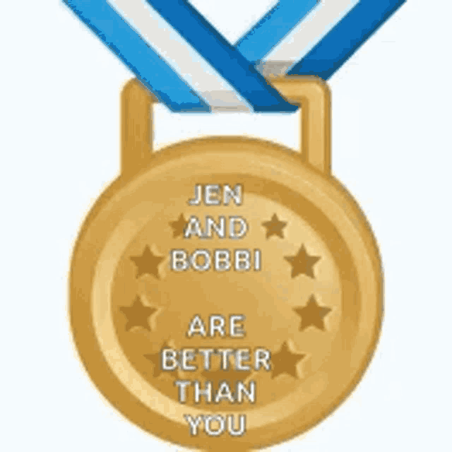 Medal Award GIF - Medal Award Jen And Bobbi Are Better Than You GIFs