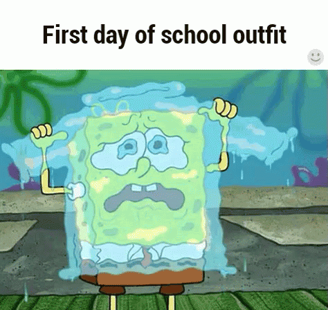 First Day Of School Outfit GIF - Outfit Tears Sad GIFs