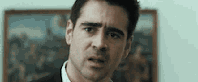 Colin Farrell Disgusted GIF - Colin Farrell Disgusted Pissed GIFs