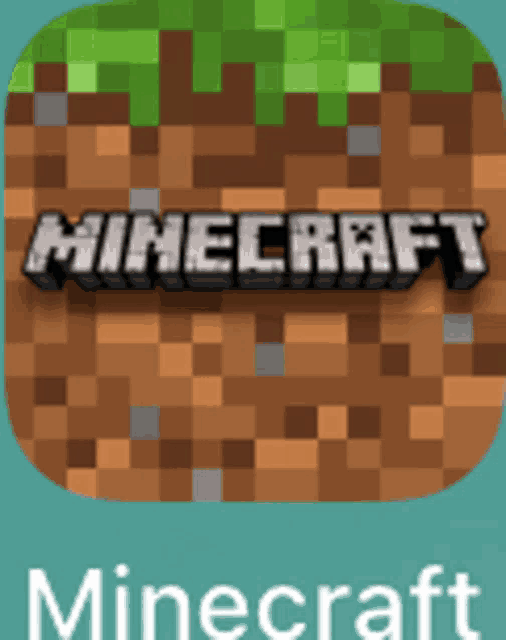 an app icon for minecraft with a picture of a block of dirt