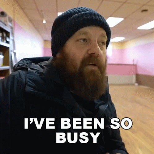 Ive Been So Busy Teddy Safarian GIF - Ive Been So Busy Teddy Safarian Ohitsteddy GIFs