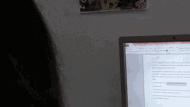 a computer screen is open to a page that says ' a ' on it