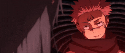 a cartoon character with a scarf around his neck has a tattoo on his face
