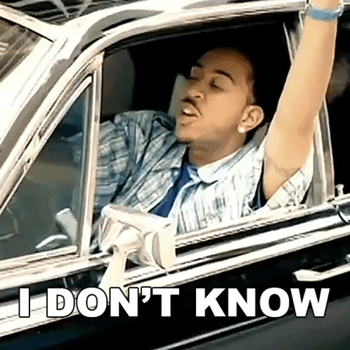 I Don'T Know Ludacris GIF - I Don'T Know Ludacris Diamond In The Back Song GIFs