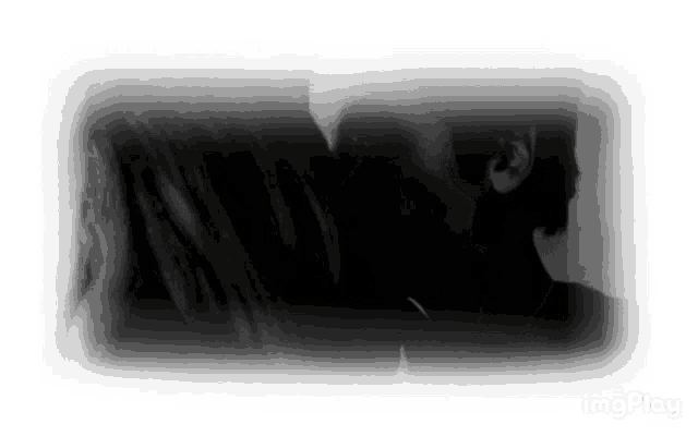 a man and a woman kissing in a black and white photo .