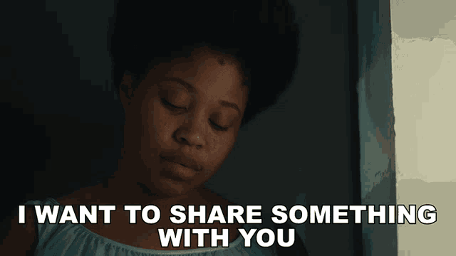 I Want To Share Something With You Deborah Johnson GIF - I Want To Share Something With You Deborah Johnson Judas And The Black Messiah GIFs
