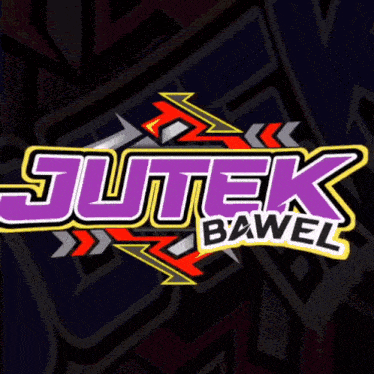a purple sign that says super is surrounded by a colorful background