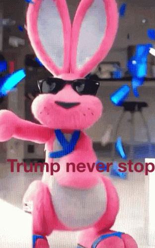 Never Stop Trump GIF - Never Stop Trump Bunny GIFs
