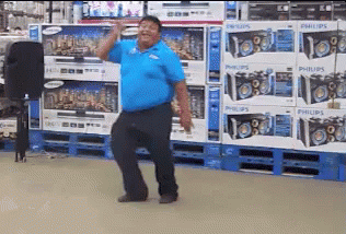 Dancing In Walmart GIF - Walmart Wallyworld Dancing GIFs